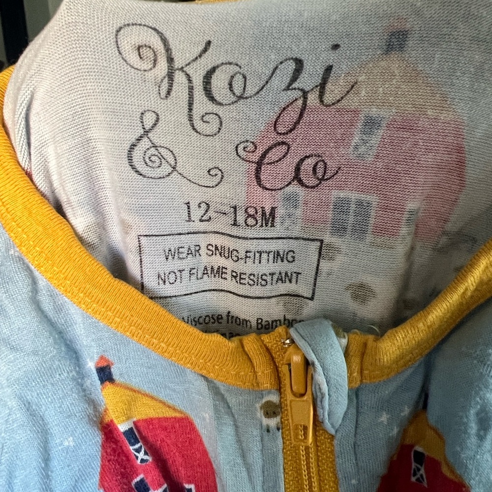 Kozi & Co Baby Onesie with Farm Print